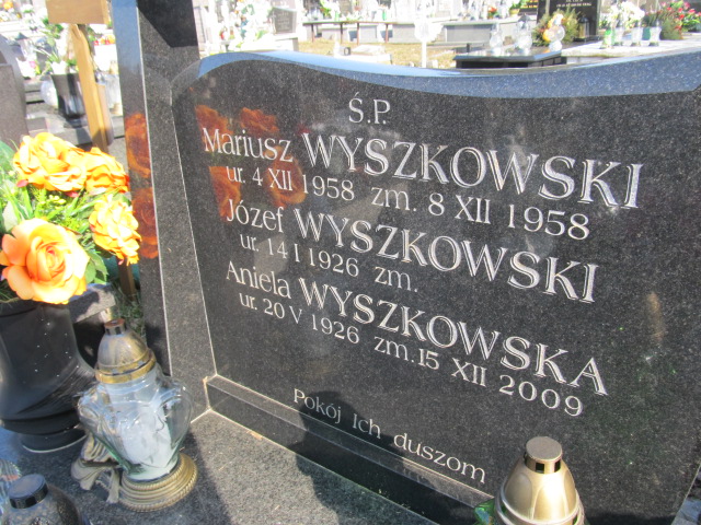 Aniela Wyszkowska 1926 Kielce - Grobonet - Wyszukiwarka osób pochowanych