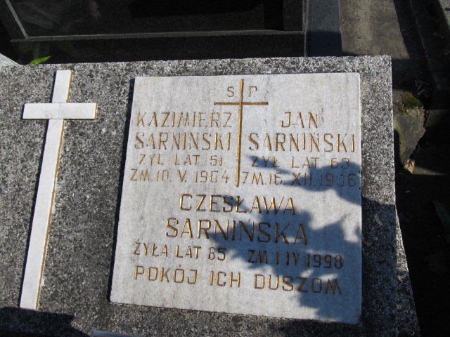 Czesława Sarmińska Kielce - Grobonet - Wyszukiwarka osób pochowanych