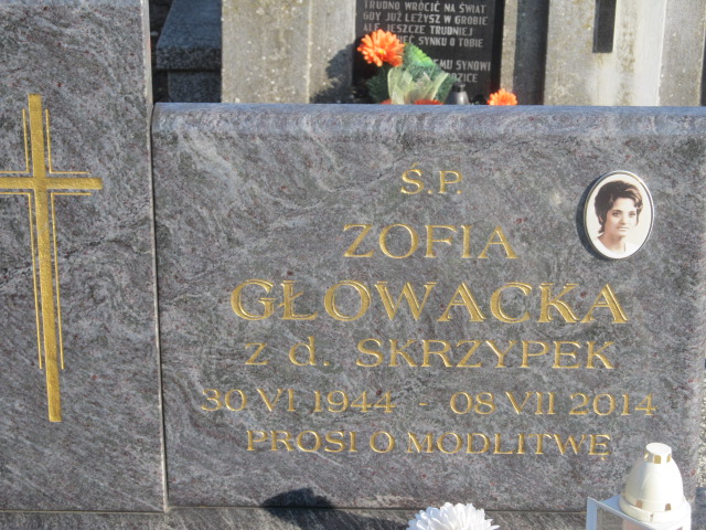Zofia Głowacka 1944 Kielce - Grobonet - Wyszukiwarka osób pochowanych