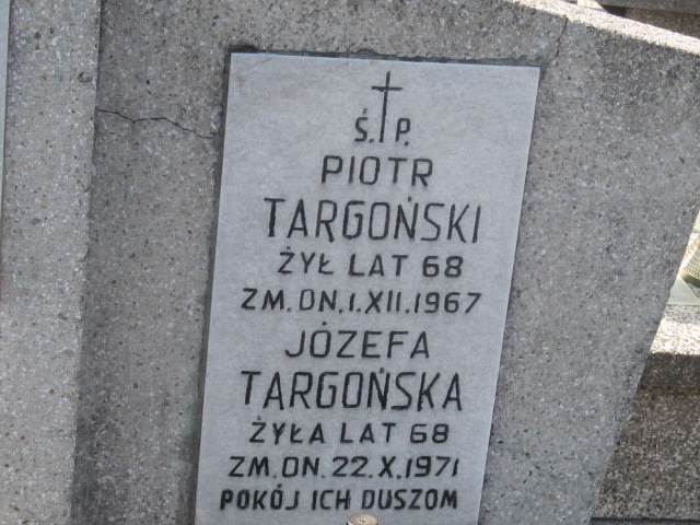 Piotr Targoński Kielce - Grobonet - Wyszukiwarka osób pochowanych