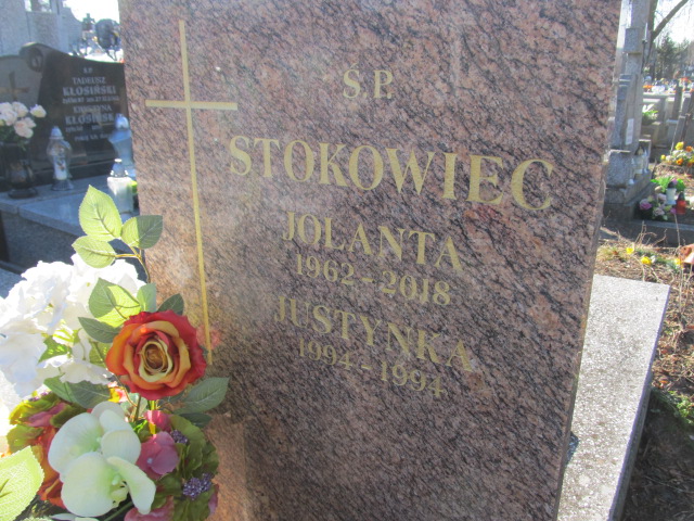 Jolanta Stokowiec 1961 Kielce - Grobonet - Wyszukiwarka osób pochowanych