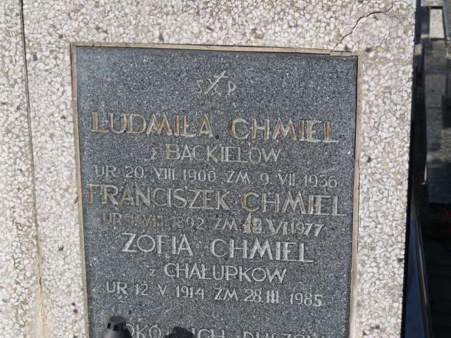 Zofia Chmiel 1914 Kielce - Grobonet - Wyszukiwarka osób pochowanych