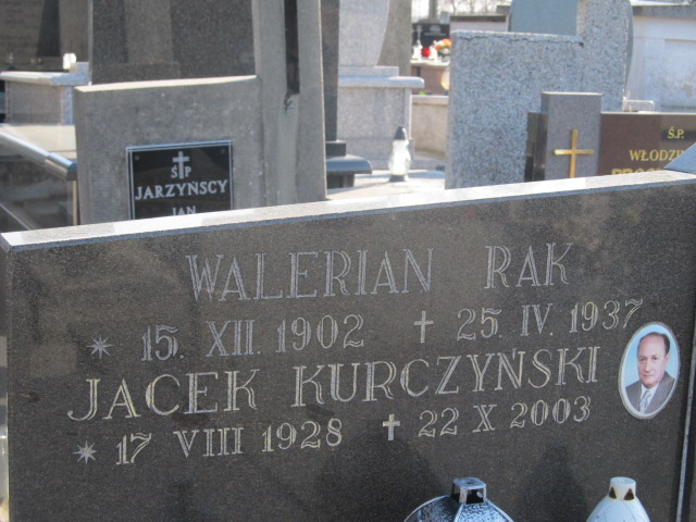 Walerian Rak 1902 Kielce - Grobonet - Wyszukiwarka osób pochowanych