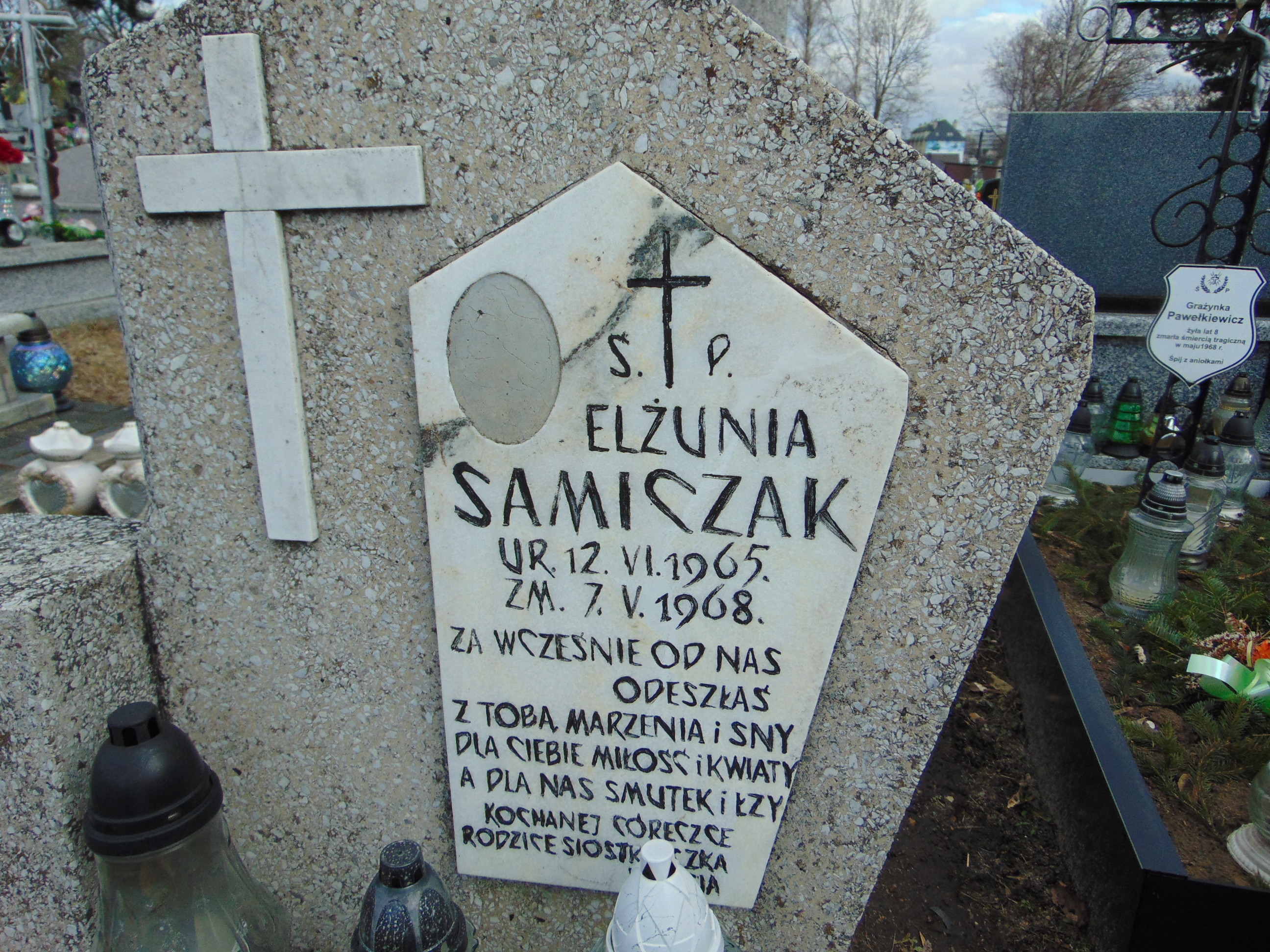 Elżbieta Samiczak 1965 Kielce - Grobonet - Wyszukiwarka osób pochowanych