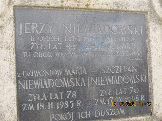 Jerzy Niewiadomski Kielce - Grobonet - Wyszukiwarka osób pochowanych