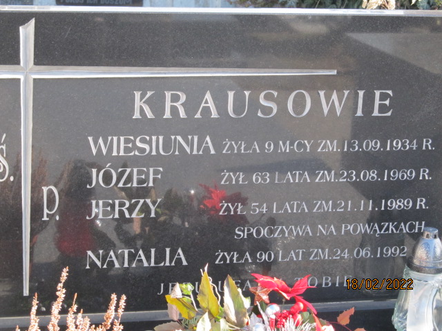 Jerzy Kraus Kielce - Grobonet - Wyszukiwarka osób pochowanych