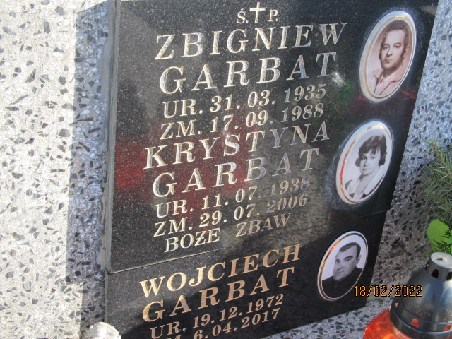 Zbigniew Garbat 1935 Kielce - Grobonet - Wyszukiwarka osób pochowanych