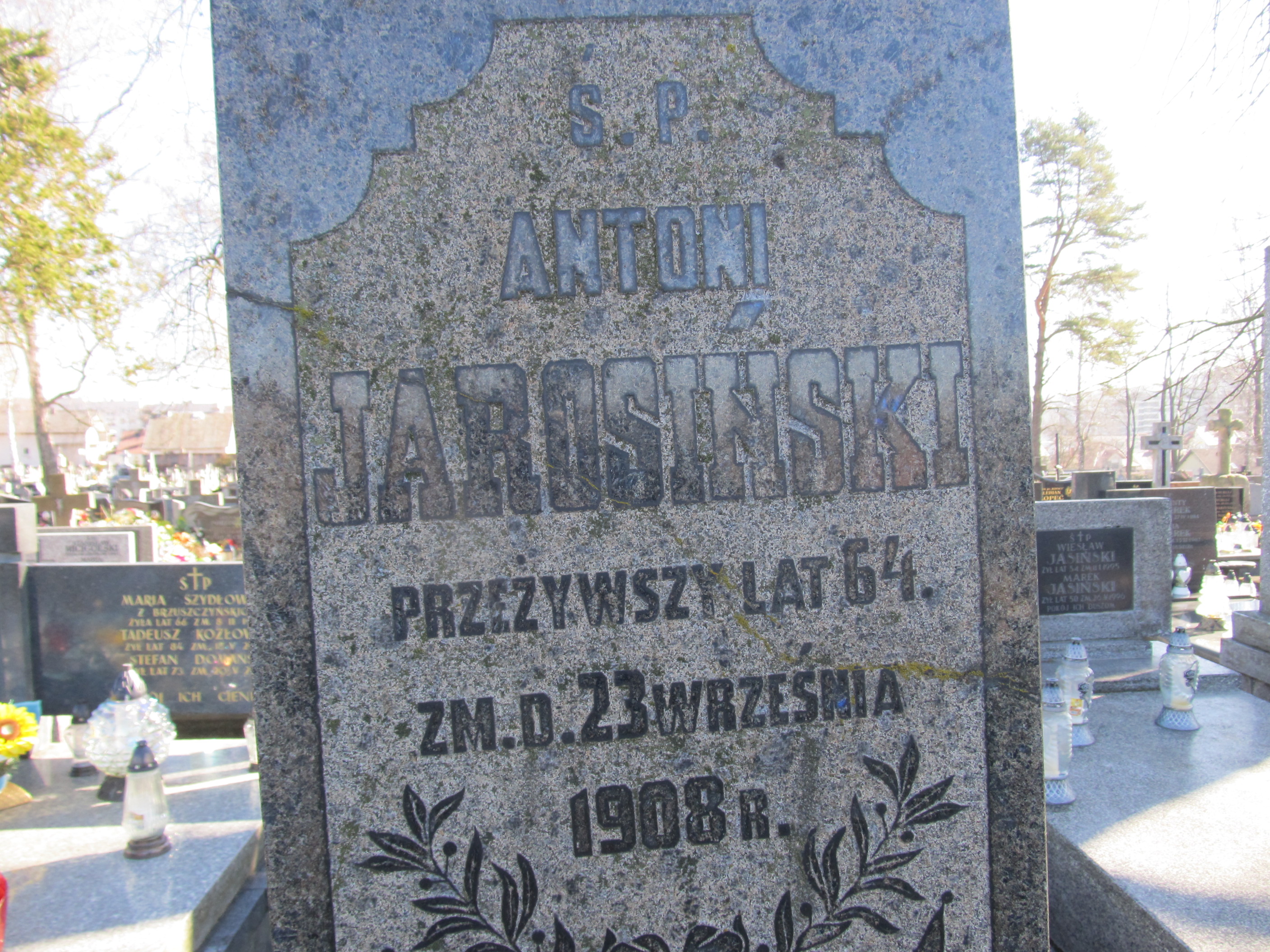 Feliks Jarosiński Kielce - Grobonet - Wyszukiwarka osób pochowanych