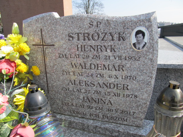 Aleksander Stróżyk Kielce - Grobonet - Wyszukiwarka osób pochowanych