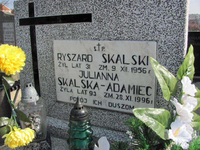 Ryszard Skalski Kielce - Grobonet - Wyszukiwarka osób pochowanych