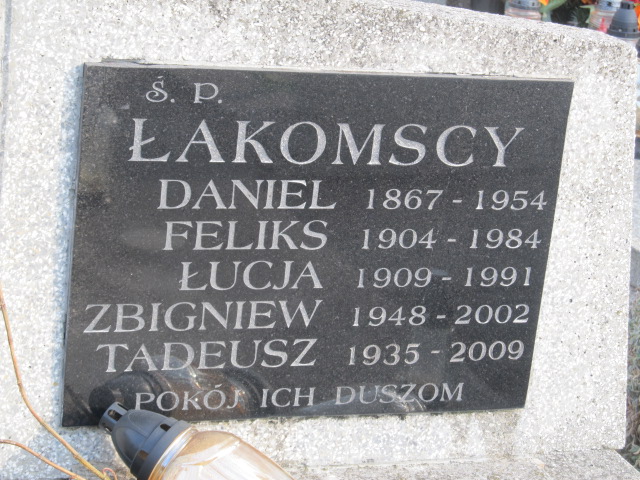 Zbigniew Łakomski 1947 Kielce - Grobonet - Wyszukiwarka osób pochowanych
