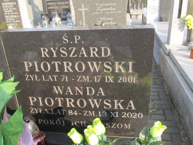 Ryszard Piotrowski Kielce - Grobonet - Wyszukiwarka osób pochowanych