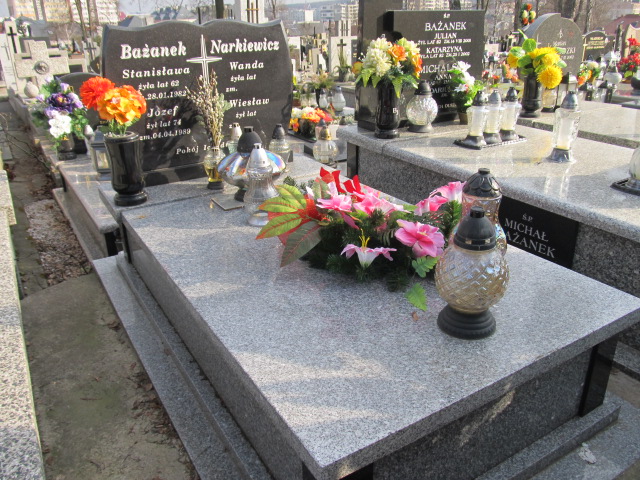 Grób Stanisława Bażanek