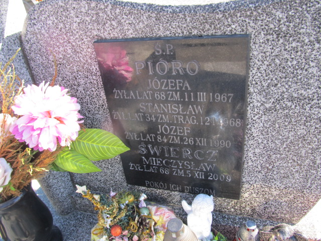 Józef Pióro Kielce - Grobonet - Wyszukiwarka osób pochowanych