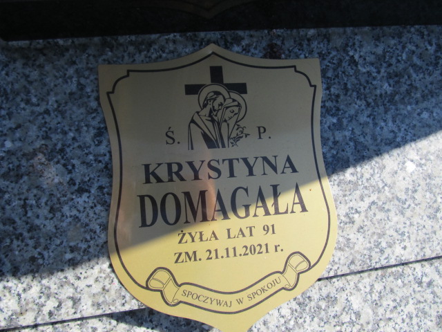 Krystyna Domagała Kielce - Grobonet - Wyszukiwarka osób pochowanych