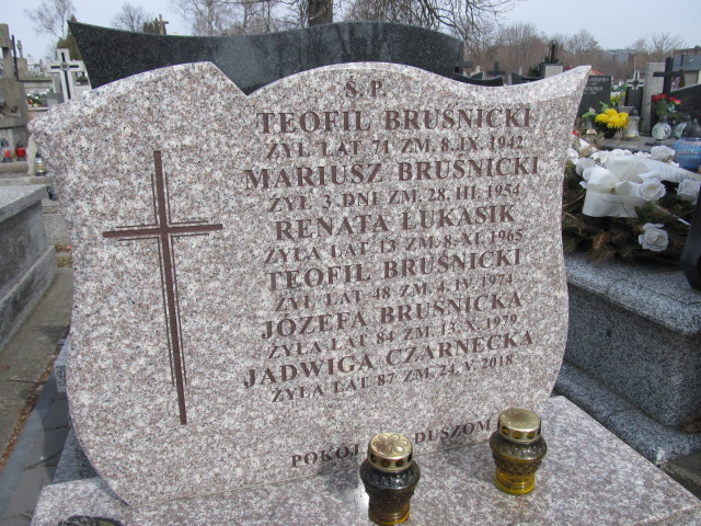 Teofil Bruśnicki Kielce - Grobonet - Wyszukiwarka osób pochowanych
