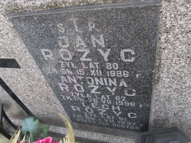 Jan Różyc Kielce - Grobonet - Wyszukiwarka osób pochowanych