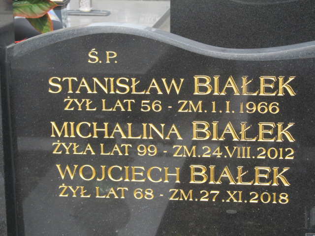 Michalina Białek Kielce - Grobonet - Wyszukiwarka osób pochowanych