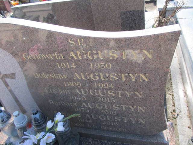 Lucjan Augustyn 1939 Kielce - Grobonet - Wyszukiwarka osób pochowanych