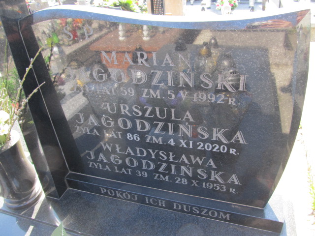 Urszula Jagodzińska Kielce - Grobonet - Wyszukiwarka osób pochowanych