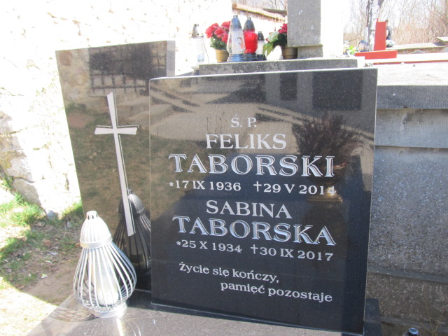 Sabina Taborska 1934 Kielce - Grobonet - Wyszukiwarka osób pochowanych