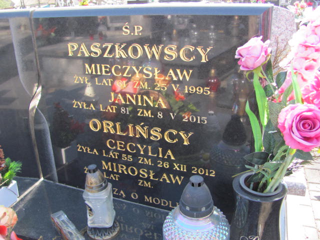 Mirosław Orliński Kielce - Grobonet - Wyszukiwarka osób pochowanych