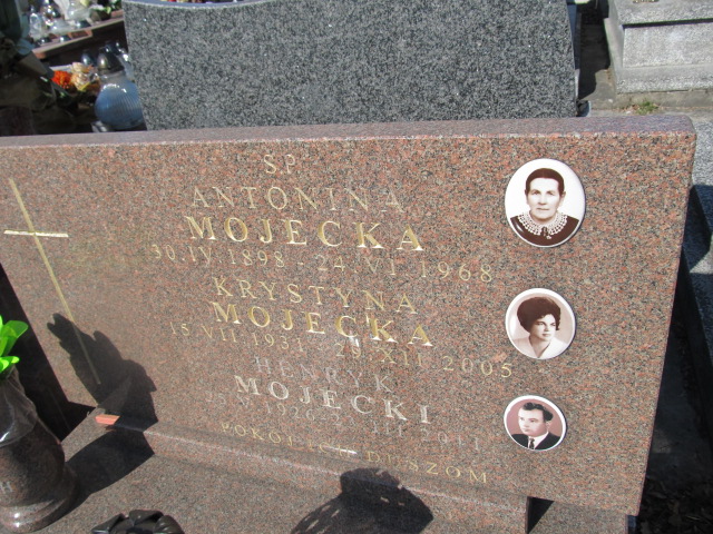 Krystyna Mojecka 1931 Kielce - Grobonet - Wyszukiwarka osób pochowanych