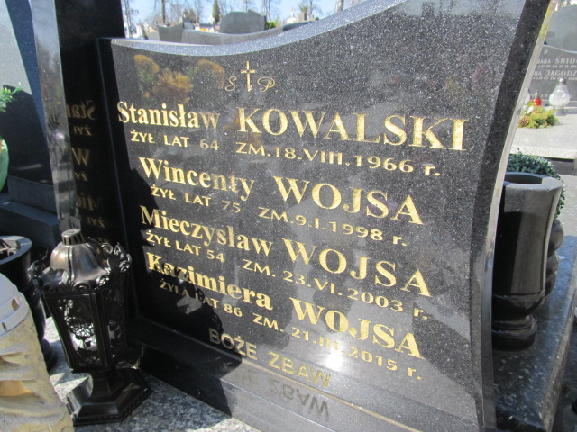 Kazimiera Wojsa Kielce - Grobonet - Wyszukiwarka osób pochowanych