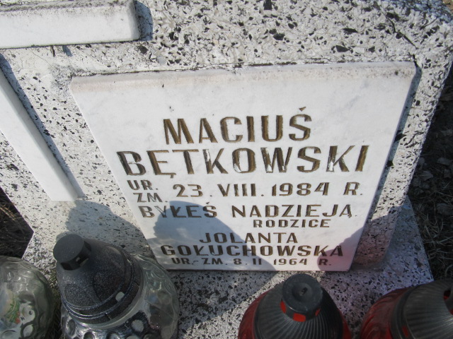 Grób Maciej Bętkowski