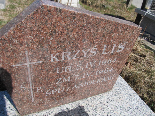 Krzysztof Lis 1964 Kielce - Grobonet - Wyszukiwarka osób pochowanych