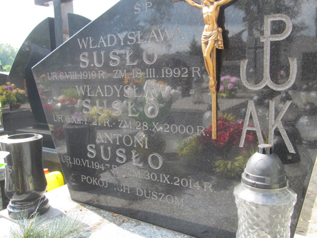Antoni Susło 1947 Kielce - Grobonet - Wyszukiwarka osób pochowanych