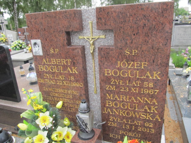 Albert Bogulak Kielce - Grobonet - Wyszukiwarka osób pochowanych