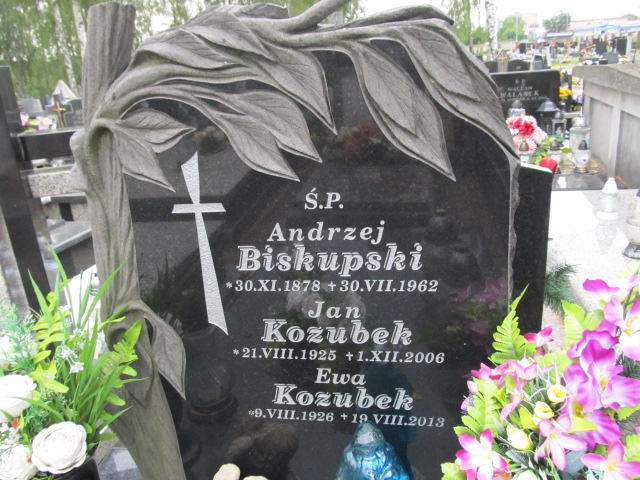 Andrzej Biskupski 1878 Kielce - Grobonet - Wyszukiwarka osób pochowanych