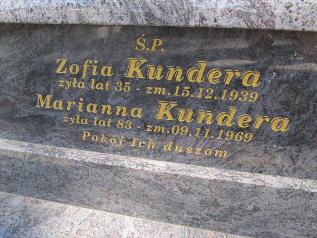 Zofia Kundera Kielce - Grobonet - Wyszukiwarka osób pochowanych