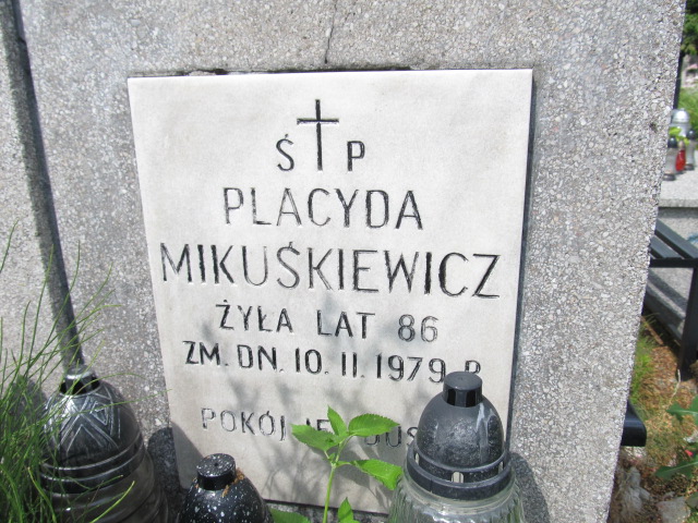 Placyda Mikusiewicz Kielce - Grobonet - Wyszukiwarka osób pochowanych