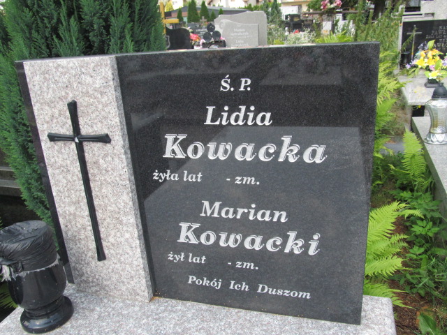 Lidia Kowacka Kielce - Grobonet - Wyszukiwarka osób pochowanych