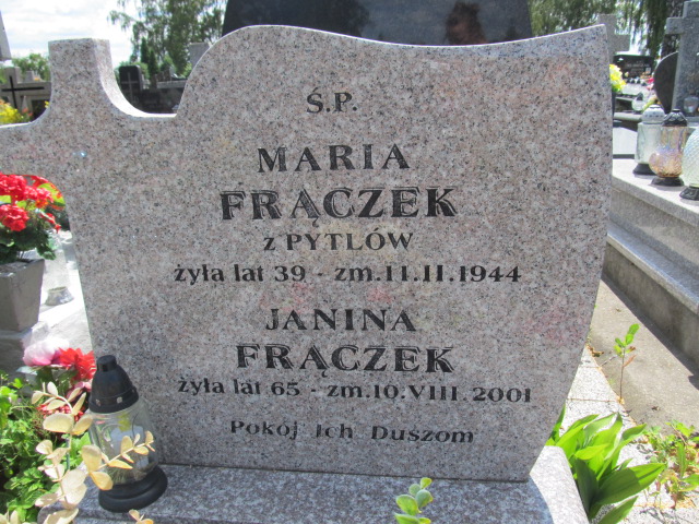 Maria Frączek Kielce - Grobonet - Wyszukiwarka osób pochowanych