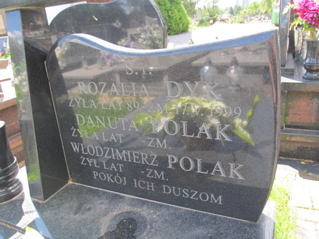 Rozalia Dyk Kielce - Grobonet - Wyszukiwarka osób pochowanych