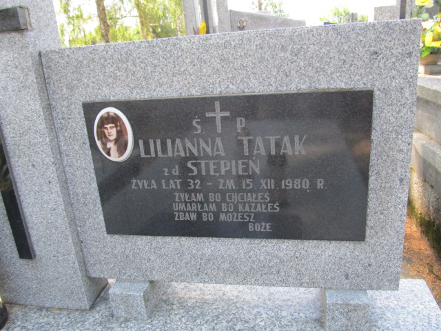 Lilianna Tatak Kielce - Grobonet - Wyszukiwarka osób pochowanych