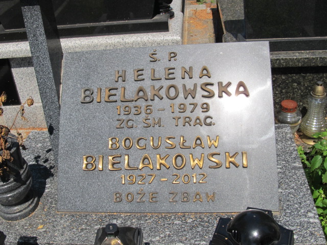 Bogusław Bielakowski 1926 Kielce - Grobonet - Wyszukiwarka osób pochowanych