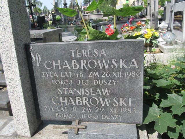 Teresa Chabrowska Kielce - Grobonet - Wyszukiwarka osób pochowanych