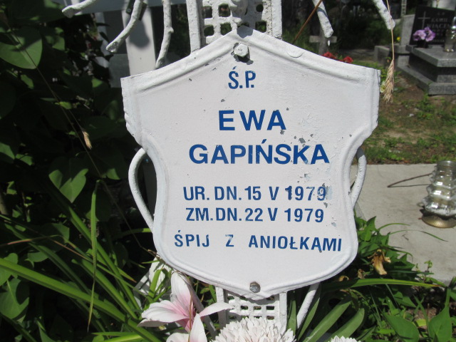 Ewa Gapińska 1979 Kielce - Grobonet - Wyszukiwarka osób pochowanych