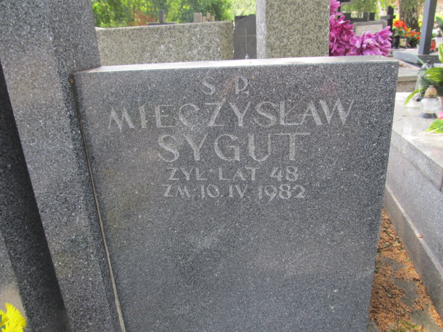 Mieczysław Sygut Kielce - Grobonet - Wyszukiwarka osób pochowanych