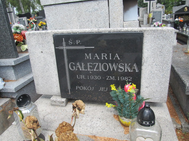 Maria Gałęziowska 1929 Kielce - Grobonet - Wyszukiwarka osób pochowanych