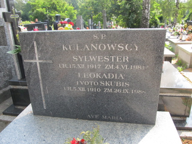 Sylwester Kułanowski 1917 Kielce - Grobonet - Wyszukiwarka osób pochowanych