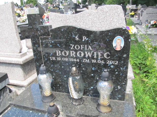 Zofia Borowiec 1944 Kielce - Grobonet - Wyszukiwarka osób pochowanych