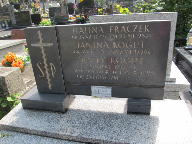 Halina Frączek 1922 Kielce - Grobonet - Wyszukiwarka osób pochowanych