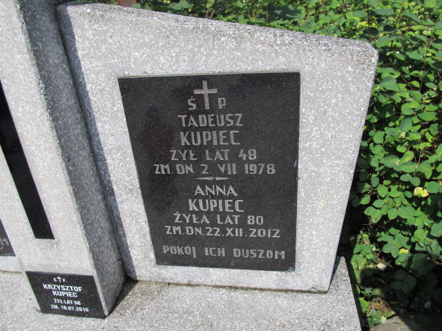 Tadeusz Kupiec Kielce - Grobonet - Wyszukiwarka osób pochowanych
