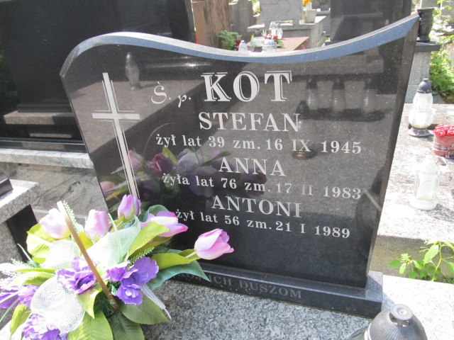 Anna Kot Kielce - Grobonet - Wyszukiwarka osób pochowanych