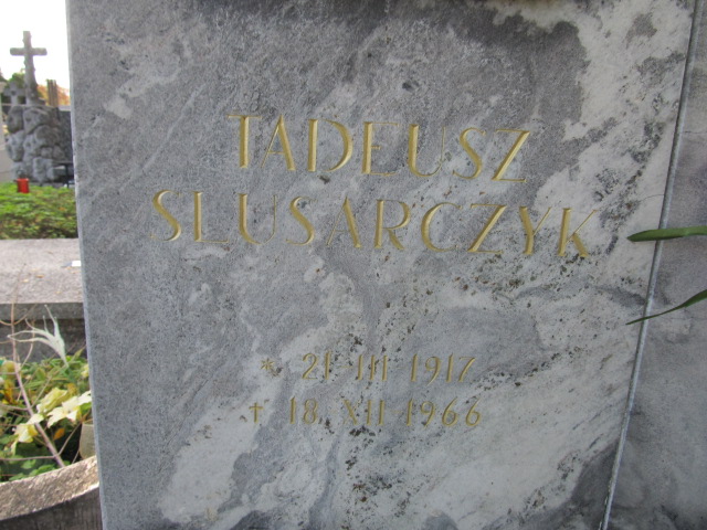 Tadeusz Ślusarczyk 1917 Kielce - Grobonet - Wyszukiwarka osób pochowanych